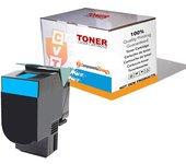 Tóner para Lexmark cx310 / cx410 / cx510 Cian (80C2SC0 / 802SC)