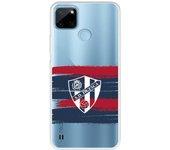 Funda para Realme C21Y del Huesca Rayas Transparente - Licencia Oficial SD Huesca