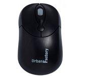 URBAN FACTORY Big Crazy Mouse - Alámbrico - USB - Negro