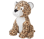 Peluche Jon Leopardo Marrón 80 cm