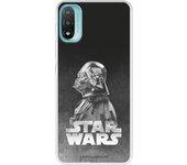 Funda Para Motorola Moto E40 Oficial De Star Wars Darth Vader Fondo Negro - Star Wars