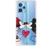 Funda Para Realme 9 Pro+ Oficial De Disney Mickey Y Minnie Beso - Clásicos Disney