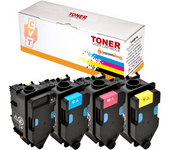 Pack x4 Toner Compatibles Konica Minolta Bizhub C3320i - TNP80K TNP80C TNP80M TNP80Y