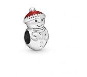 Charm Pandora Muñeco de Nieve con Sombrero de Santa - 798478C01