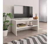 Soporte para TV blanco 80x40x40 cm madera multicapa