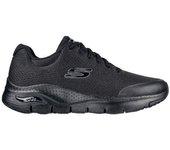 Botas SKECHERS Malla Arejada Hombre (44 - Negro)