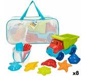 Set de Juguetes de Playa Colorbaby Polipropileno (8 Unidades)