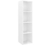 Mueble para TV Pared blanca 37x37x142,5 cm Madera multicapa