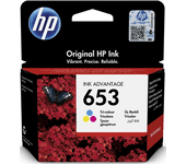 Hp Ink Cartucho De Tinta 653 Multicolor