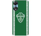 Funda para Oppo A78 5G del Elche CF Escudo Fondo Verde  - Licencia Oficial Elche CF