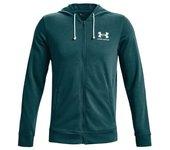 Chaqueta under armour rival terry hombre green