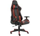 vidaXL SILLA GAMING GIRATORIA PVC ROJO