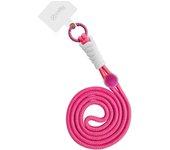 Celly NECKLACE UNI NYLON PINK FL