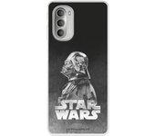 Funda para Motorola Moto G51 5G Oficial de Star Wars Darth Vader Fondo negro - Star Wars