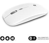 raton subblim inalambrico bluetooth blanco