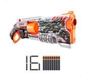 X-SHOT-PISTOLA SKINS LOCK BLASTER C/16 DARDOS +8A- 30METROS ALCANCE