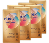 Durex - Preservativos Real Feel para Mayor Sensación Pack 72 condones para un sexo seguro