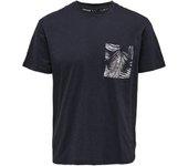 Camiseta de Hombre ONLY SONS Corta Azul (L)