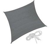 Toldo TECTAKE Cuadrado De Polietileno, Gris