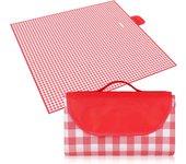 Manta de Pícnic, Manta para Picnic Impermeable 200x200CM, Mantel impermeable para Picnic, Tapete de Picnic Plegable con Asa, Apta para Hacer Senderismo, Viajar, IR de Acampada, Al Aire Libre y Fiesta