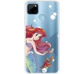 Funda Para Realme C21Y Oficial De Disney Ariel Y Sebastián Burbujas - La Sirenita