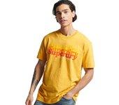 Superdry Camiseta Vintage Cali Stripe Amarillo