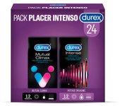 Durex - Pack Placer Intenso - Preservativos Mutual Climax + Durex Preservativos Intense - 24 Condones para Sexo Seguro