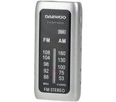 Radio portátil daewoo dw1129/ plata