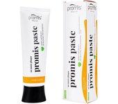 Promis paste dentifricio naturale anti-placca | senza fluoro | 99% naturale | biologico | etichetta ecologica ECOCERT COSMOS Organic | Vegano | tubo di canna da zucchero | imballaggio riciclato