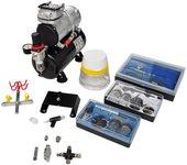 Airbrush Compressor Set con 3 Pistolas