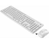 Teclado y Ratón Inalámbrico Logitech MK295 Blanco Francés AZERTY