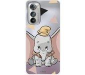 Funda para Motorola edge 30 Oficial de Disney Dumbo Silueta Transparente - Dumbo