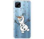 Funda para Realme C21 Oficial de Disney Olaf Transparente - Frozen