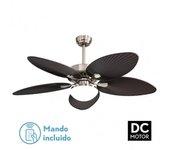 VENTILADOR  DC BORASCO 24W NIQ/MARRON 5 ASP.6