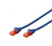 Cable de Red (RJ45 - 25 cm - Azul)