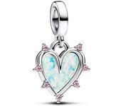 Charm colgante Pandora Doble Amistad Opalescente - 793434C01