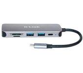 Hub USB D-Link DUB-2325 Gris