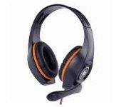 AURICULARES GEMBIRD NARANJA- NEGRO 3,5MM