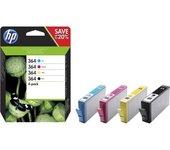 HP Cartucho Multipack 364 Negro+ Color