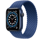 Bracelete Braided Solo NylonSense para Apple Watch Ultra 2 Pulso:182-197mm Azul Escuro