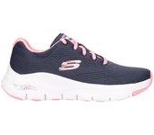 Zapatillas Skechers Arch Fit Big Appeal Mujer Azul