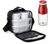 TATAY Kit Bolsa Térmica Porta Alimentos Urban Food y Botella Urban Drink, Negro