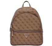 Mujer Mochila Guess Manhattan Doble Bolsillo Cuero Leche