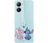 Funda para Realme C33 Oficial de Disney Angel & Stitch Beso - Lilo & Stitch