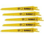 5 cuchillas dewalt para cortar yeso - l.152 mm - dt2356