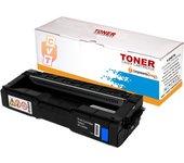 Tóner para Ricoh aficio sp-c250 / sp-c260 / sp-c261 Cian 407544