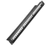 CABLEPELADO Patch panel rack19 24 port 1U Negro