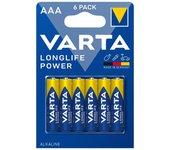 Pila alkalina lr-3 varta blister 4+2