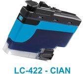 Cartucho De Tinta Compatible Brother Lc422 Xl Azul