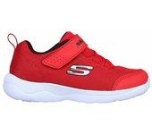 SKECHERS 407300N RDBK Niño Rojo